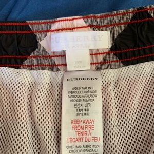 Burberry swim trunks